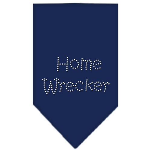 Home Wrecker Rhinestone Bandana Navy Blue large